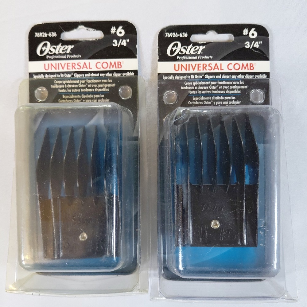 Lot Of 2 Brand New Oster 3/4"  Universal Comb Attachment Blade Guard Size # 6